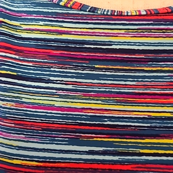 NWOT LAND'S END striped rash guard - Picture 2 of 7